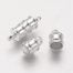 Barrel Silver Magnetic Clasp