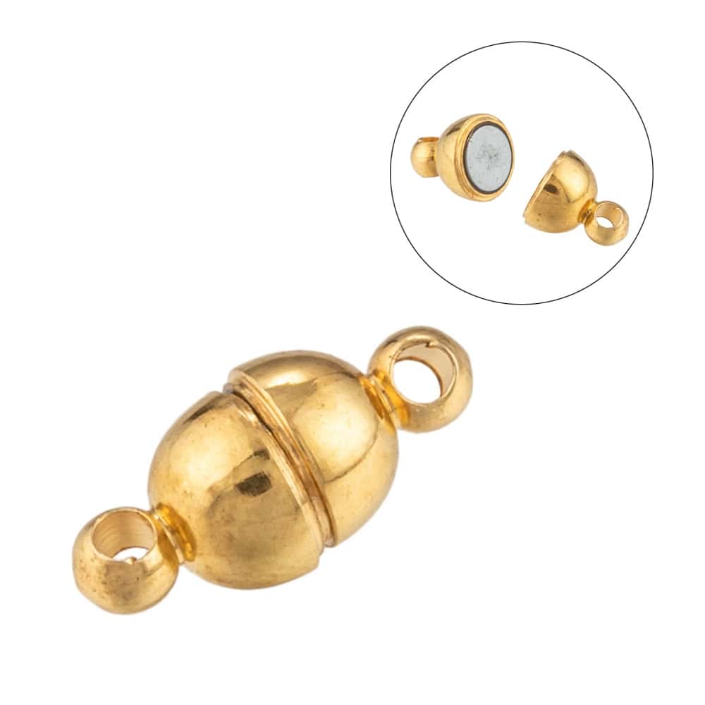 Golden small Magnetic Clasp