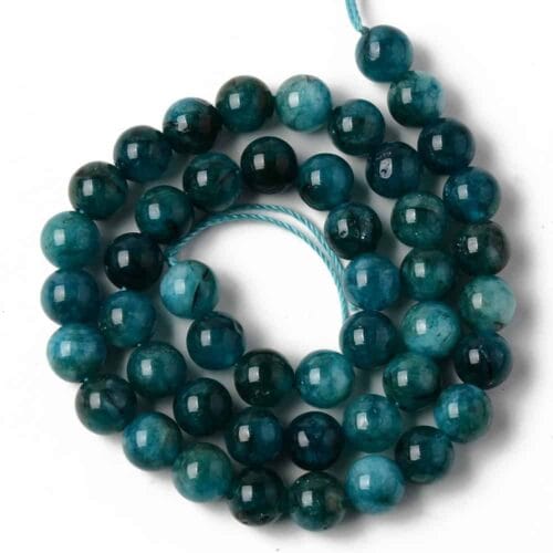 Green Apatite Gemstones Beads