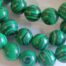 malachite gemstones beads