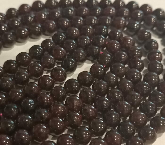 Red Garnet Gemstone Beads
