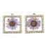 Dried Flower Lilac Resin Pendant