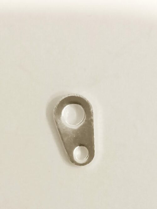 Two Hole Silver Connectors