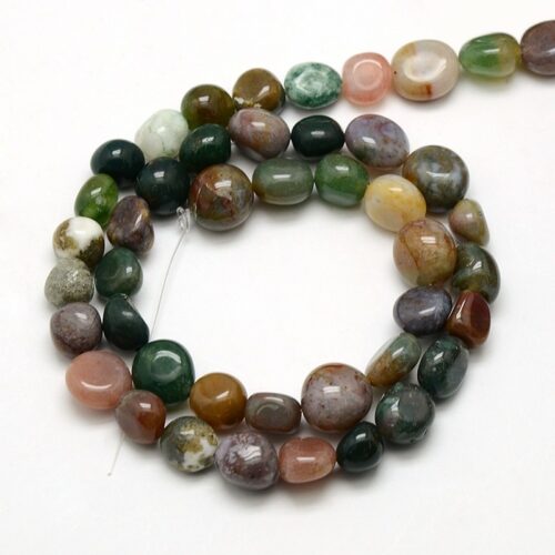 Natural Indian Agate Gemstone Beads