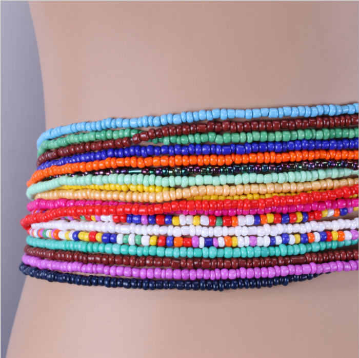 belly waist beads