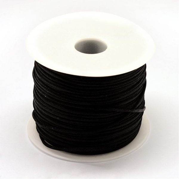 3 Meters Black Nylon Beading Wire Silky & Smooth