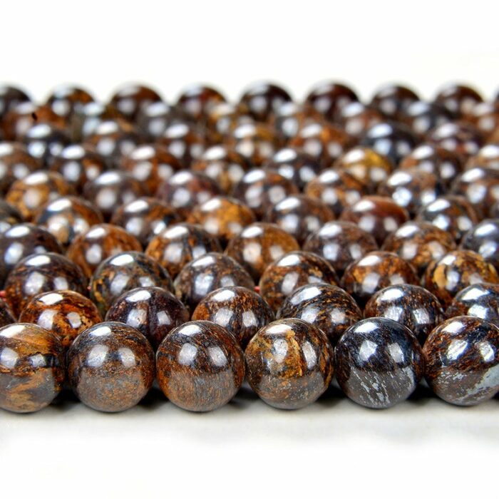 Natural Bronzite Gemstones Strand (8mm)