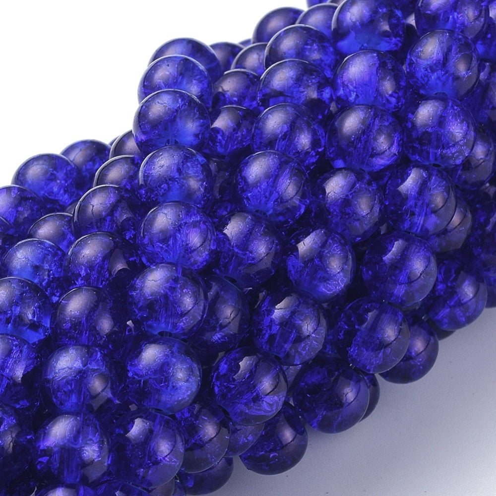 crackle beads - 8mm