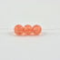 Salmon Crackle Glass Beads