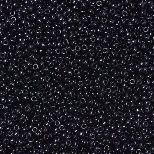 Black MIYUKI Japanese Rocailles Seed Beads