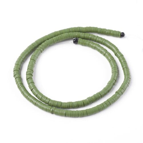 Olive Heishi Beads
