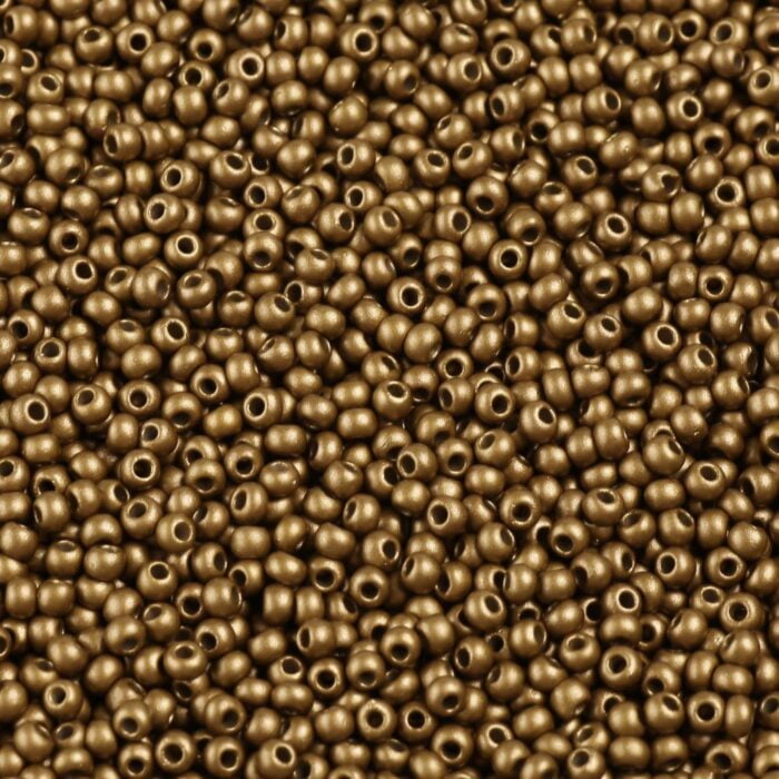Matte Rustic Gold Seed Beads