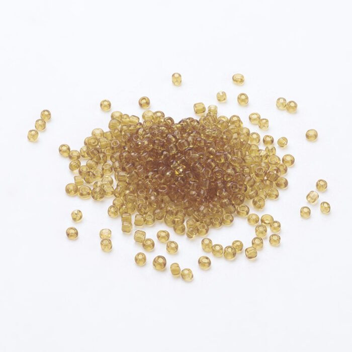 Clear Goldenrod Seed Beads