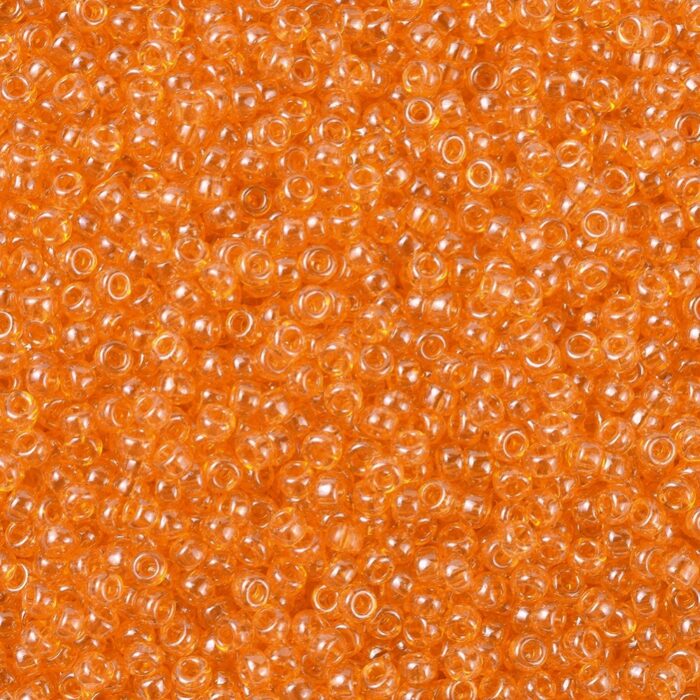 Clear Orange MIYUKI Japanese Seed Beads