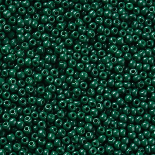 Matte Dark Teal Seed Beads