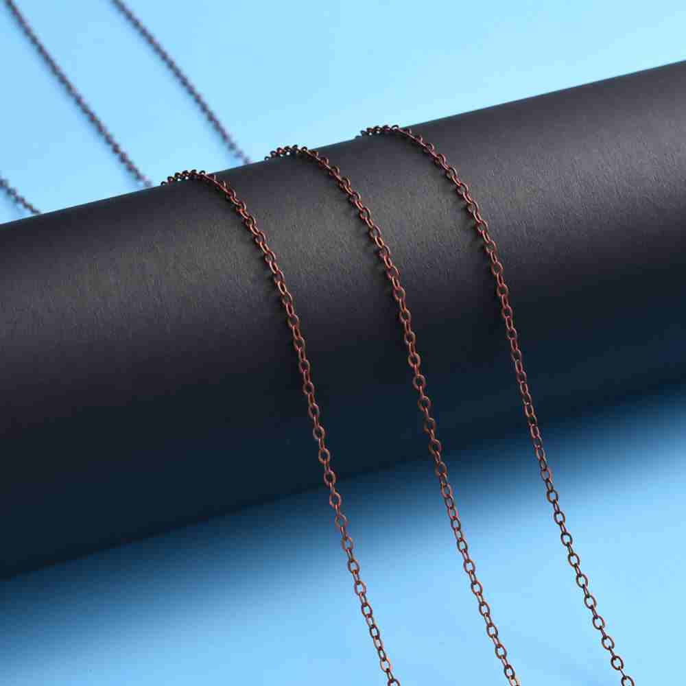 Red Copper Chain for Jewellery