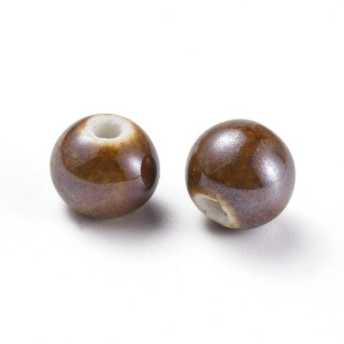 Camel Porcelain Beads