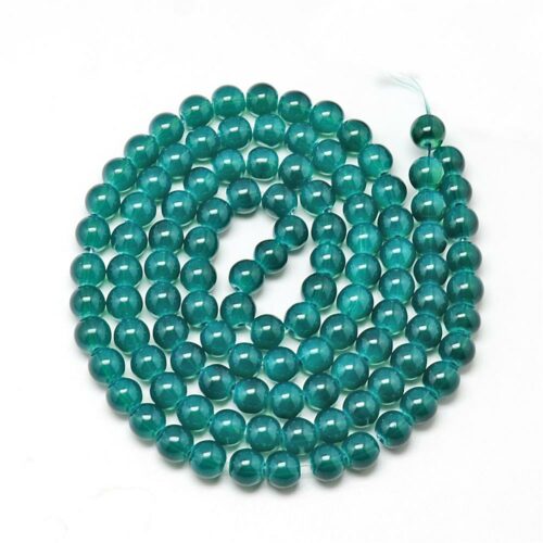 Dark Cyan Glass Beads