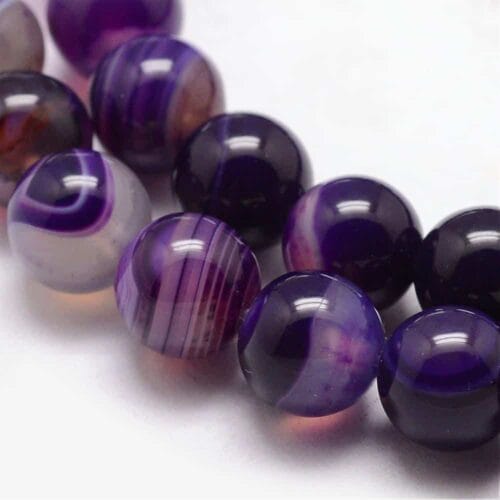 Natural Purple Line Agate