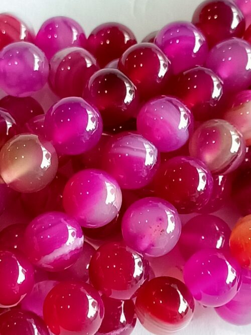 Natural Pink Line Agate