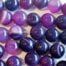 Natural Purple Line Agate Gemstones