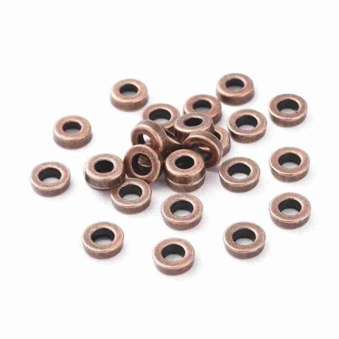 Metal Spacer Beads -Antique Copper