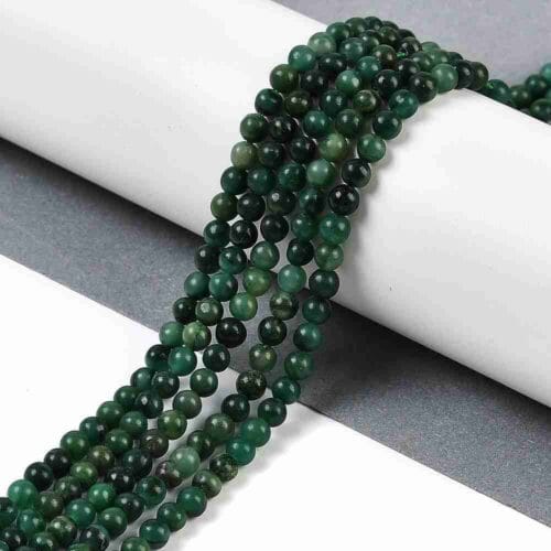 4mm Natural African Jade Gemstones Beads