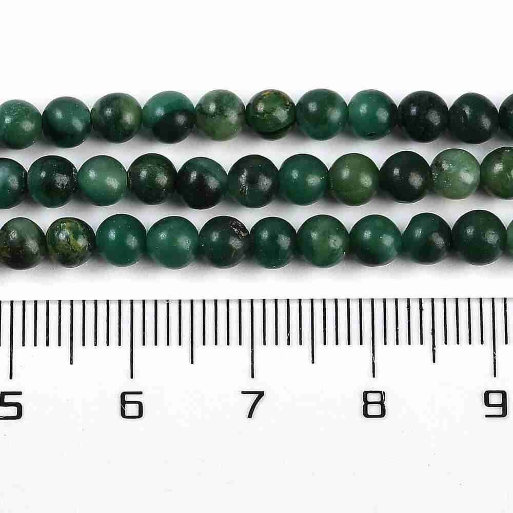 4mm Natural African Jade Gemstones Beads