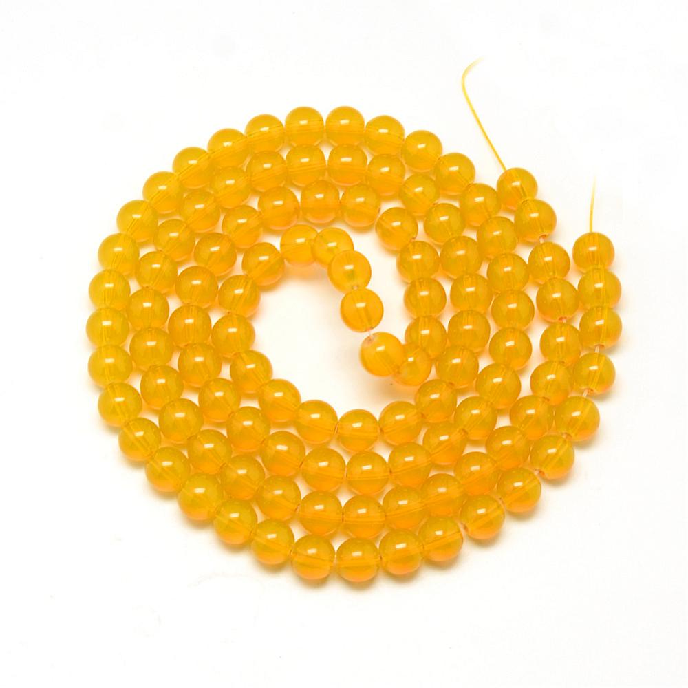 Yellow Glass Beads