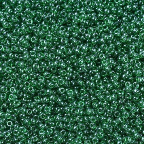 Transparent Green Lustre MIYUKI Seed Beads