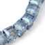 AB Light Blue Cube Glass Beads