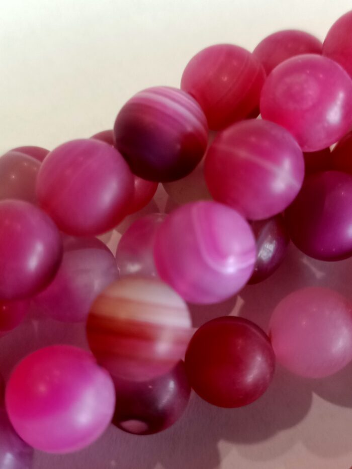 Natural Pink Agate Gemstones