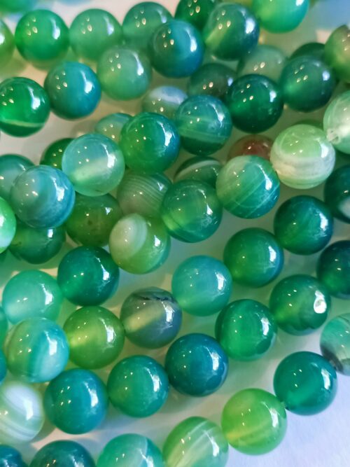 Natural Dark Green Agate Gemstones