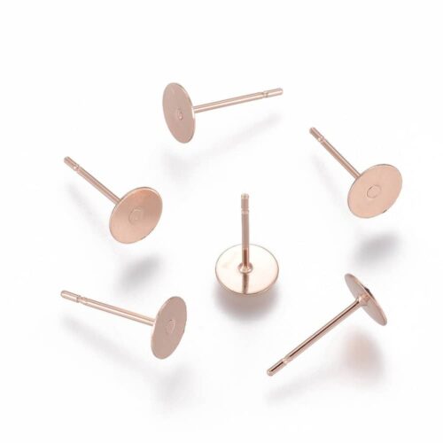Rose Gold Stud Earrings