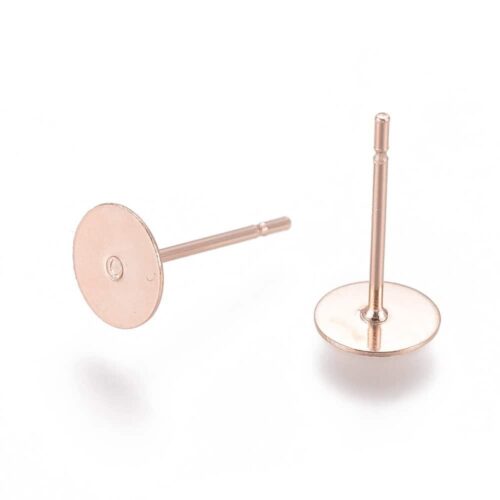 Rose Gold Stud Earrings