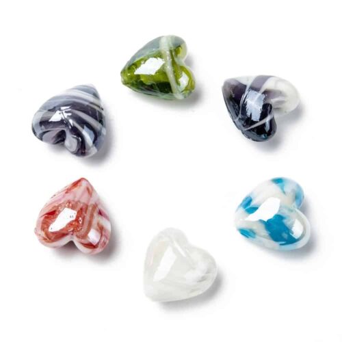 Lampwork Heart Shape Beads