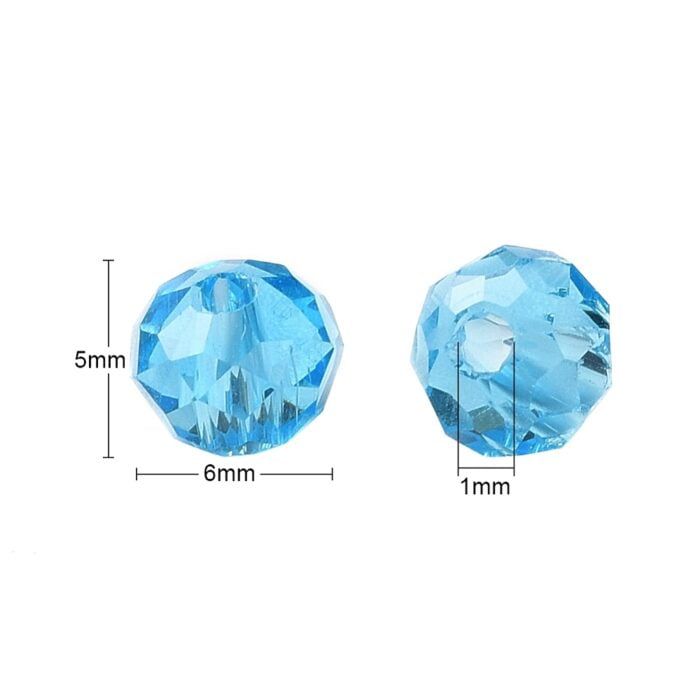 DIY Aquamarine Series Jewellery Making Beading Kits – Many Shapes, Bonus Needles – 1640 Beads - Image 4
