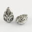 Super Stylish Large Vintage Silver Acrylic Bead - Vintage