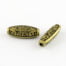 Tibetan Style Bronze Acrylic Beads