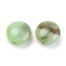 Flat Round Jade Acrylic Crackle Beads