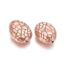 Red Copper Flat Oval Acrylic Bead