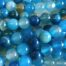Natural Blue Line Agate Gemstones