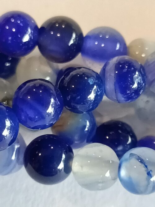 Natural Dark Blue Line Gemstones