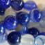 Natural Dark Blue Line Gemstones