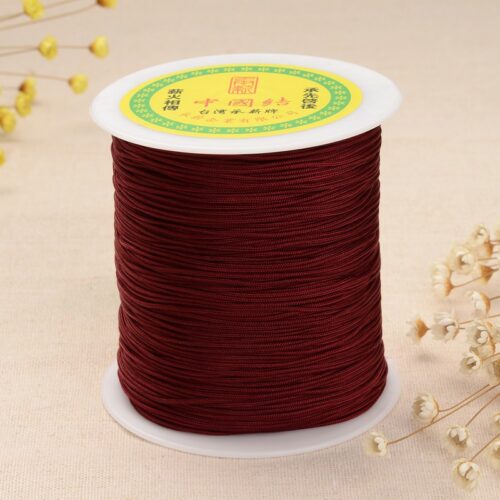 Dark Red Beading Nylon Wire