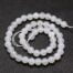 8mm White Agate Faceted Gemstones