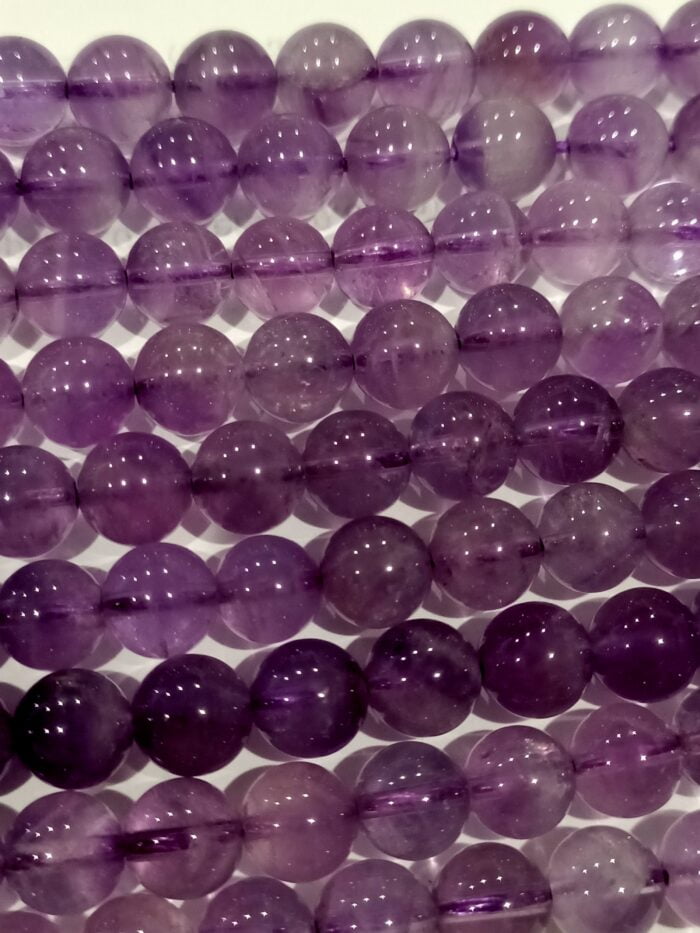 Natural AB Light Amethyst Gemstones