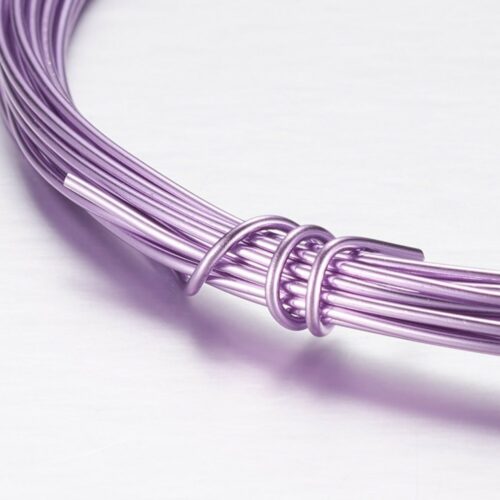 Dark Purple Aluminium Beading Wire