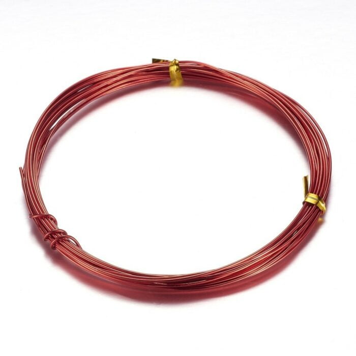 Red Aluminium Beading Wire