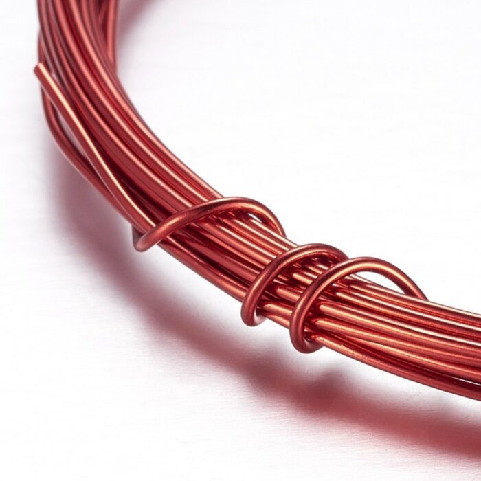 Red Aluminium Beading Wire